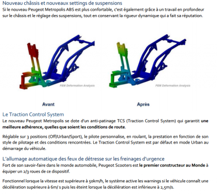 SCOOTER METROPOLIS 400 BORDEAUX